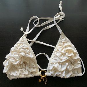 Bikini top with charms